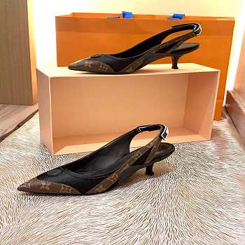 Louis Vuitton LV Archlight Slingback Black Heels 5.5cm