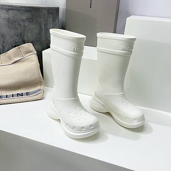 Balenciaga Women's Crocs Boot In White