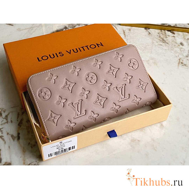 Louis Vuitton LV Zippy Wallet Taupe 19.5 x 10.5 x 2.5 cm - 1