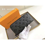 Louis Vuitton LV Clemence Wallet Black 19.5×9×1.5cm - 1