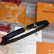 Louis Vuitton LV Pretty LV 20mm Reversible Belt  - 1