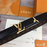 Louis Vuitton LV Pretty LV 20mm Reversible Belt  - 3