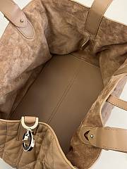 Dior Medium Toujours Bag Tan Macrocannage 28.5 x 21.5 x 19 cm - 5