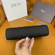 Dior Small Lady D-Joy Bag Ultramatte Black Cannage 22 x 12 x 6 cm - 6