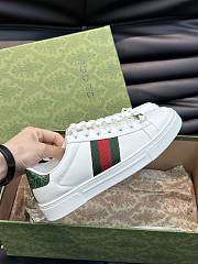 Gucci Women's ACE Sneaker With Web White - 5