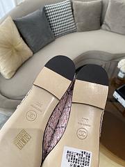 Chanel Ballerina Flat Tweet Pink  - 3