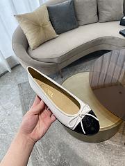 Chanel Ballerina Flat White - 4