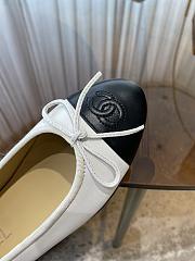 Chanel Ballerina Flat White - 3