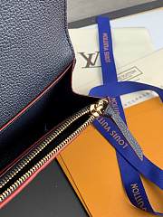 Louis Vuitton LV Wallet Emilie Navy Blue 19 x 10 x 2 cm - 3