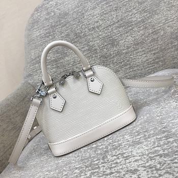 Louis Vuitton LV Nano Alma White 18 x 12 x 8 cm