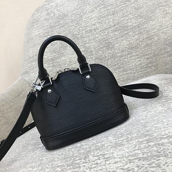 Louis Vuitton LV Nano Alma Black 18 x 12 x 8 cm