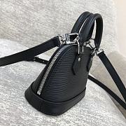 Louis Vuitton LV Nano Alma Black 18 x 12 x 8 cm - 4