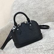 Louis Vuitton LV Nano Alma Black 18 x 12 x 8 cm - 2