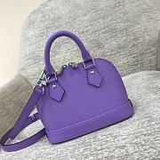 Louis Vuitton LV Nano Alma Purple 18 x 12 x 8 cm - 1