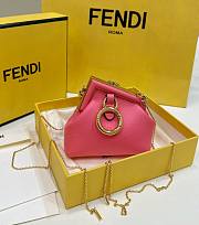 Fendi Nano First Charm Pink Nappa Leather 11.5x5.5x10cm - 1