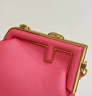 Fendi Nano First Charm Pink Nappa Leather 11.5x5.5x10cm - 4