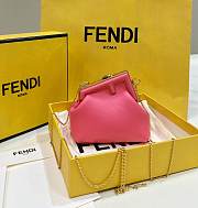 Fendi Nano First Charm Pink Nappa Leather 11.5x5.5x10cm - 2