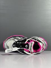 Balenciaga Runner Sneaker Silver Black Neon Pink  - 2