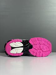 Balenciaga Runner Sneaker Silver Black Neon Pink  - 3