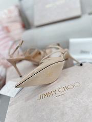 Jimmy Choo Azia Pump 95 Beige Patent Heel - 3