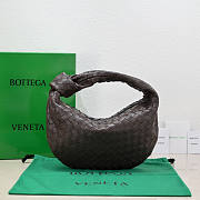 Bottega Veneta Teen Jodie Shoulder Bag Brown 36x21x13cm - 1