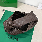 Bottega Veneta Teen Jodie Shoulder Bag Brown 36x21x13cm - 2