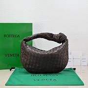 Bottega Veneta Teen Jodie Shoulder Bag Brown 36x21x13cm - 5