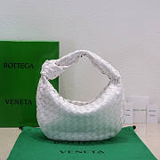 Bottega Veneta Teen Jodie Shoulder Bag White 36x21x13cm - 2