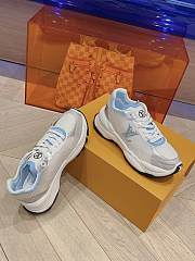 Louis Vuitton LV White Blue Sneakers - 4