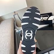 Chanel White Black Pink Sneaker - 5