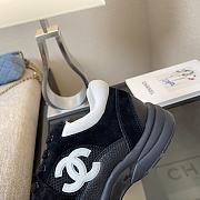 Chanel Black White Sneaker - 4