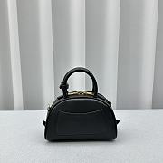 Miumiu Leather Bag With Handle Black 18x11.5x8cm - 5