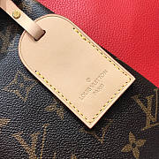 Louis Vuitton LV Monogram V tote MM Red 36x27x16cm - 2