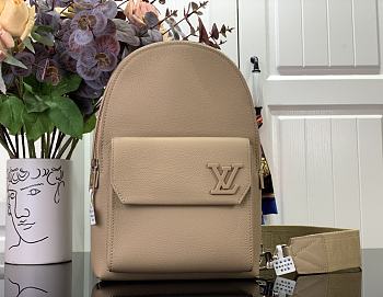 Louis Vuitton LV Beige Pilot Crossbody Bag 20 x 30 x 4 cm 