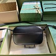 Gucci Horsebit 1955 Small Shoulder Bag Black 20x13x6cm - 5