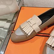 Hermes Royal Moccasins Multicolor Beige Putty - 5