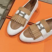 Hermes Royal Moccasins Multicolor White Putty - 3