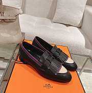 Hermes Royal Moccasins Multicolor Black Putty - 1