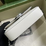 Gucci Petite GG Super Mini Bag White 18.5x10x4cm - 4