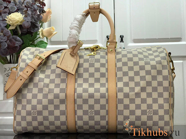 Louis Vuitton LV Keepall 45 Damier White 45x27x20cm - 1