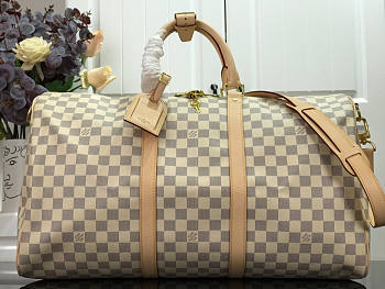 Louis Vuitton LV Keepall 50 Damier White 50x29x23cm