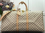 Louis Vuitton LV Keepall 55 Damier White 55x34x21cm - 1