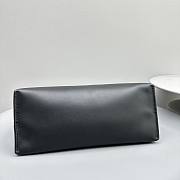 The Row Sienna Leather Shoulder Bag Black 36x14x24cm - 2