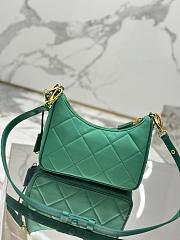 Prada Re-Edition 1995 Chaîne Re-Nylon Mini-bag Green 22x18x6cm - 4