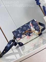 Louis Vuitton LV Steamer Bag Blue 18x11x6.5cm - 1