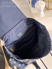 Louis Vuitton LV Backpack Christopher Bag Blue 38x44x20cm - 5