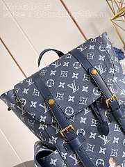 Louis Vuitton LV Backpack Christopher Bag Blue 38x44x20cm - 2