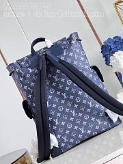 Louis Vuitton LV Backpack Christopher Bag Blue 38x44x20cm - 3