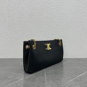 Celine Medium Newspaper Bag Black 31 x 16 x 6 cm - 4