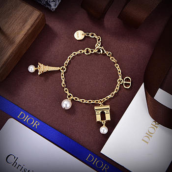 Dior Plan De Paris Bracelet Golden